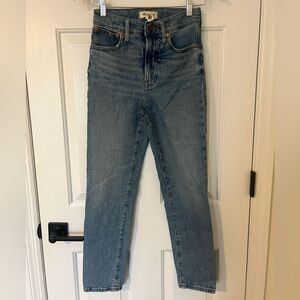 Madewell Women's Straight Leg Jeans in Light Blue